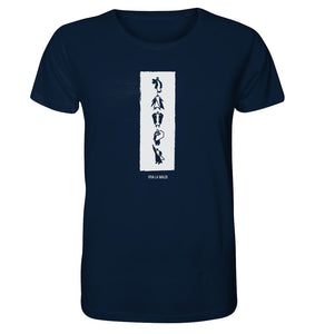 [Organic Shirt] Waldi Stripe [Organic Shirt] Viva la Waldi French Navy XS